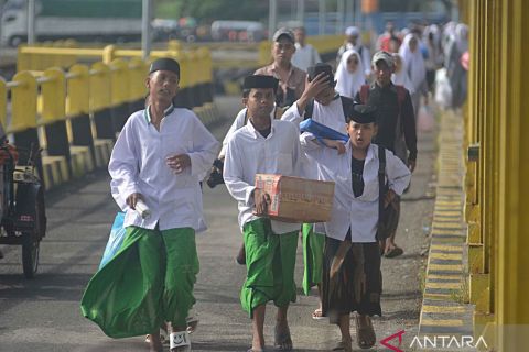 Begini suasana perpulangan santri saat libur Ramadhan dan Syawal