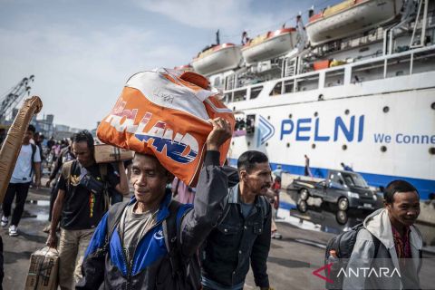 Begini suasana arus mudik di Pelabuhan Tanjung Emas Semarang