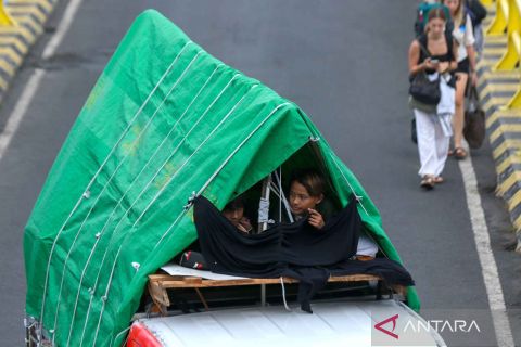 Begini situasi arus mudik di Palabuhan Ketapang, Banyuwangi