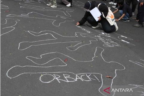 Mahasiswa Malang Demo Sikapi UU TNI
