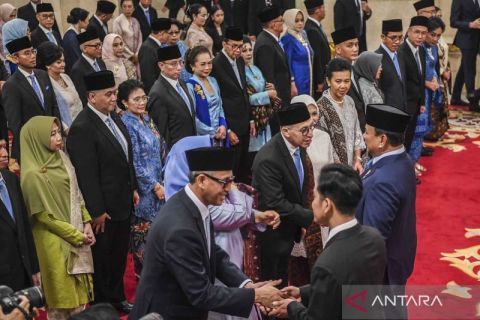 Presiden Prabowo Subianto lantik 31 Duta Besar LBBP