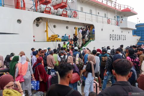 Mudik gratis kapal perintis Sabuk Nusantara 91