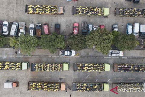 Pemberangkatan motor pemudik gratis