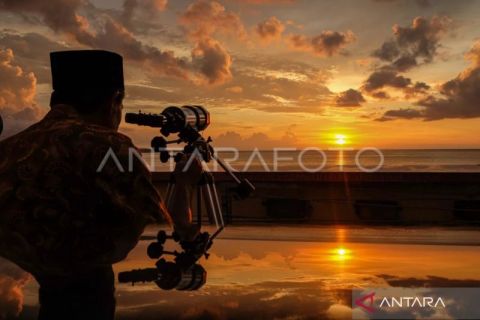 Pemantauan Hilal 1 Syawal 1446 H di Manado