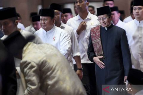 Presiden dan Wapres laksanakan Shalat Id di Masjid Istiqlal