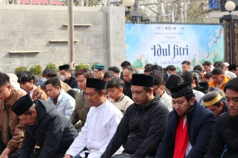 KBRI Beijing gelar shalat Idul Fitri untuk WNI