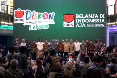 Airlangga targetkan transaksi BINA Diskon Lebaran 2025 capai Rp36,3 T