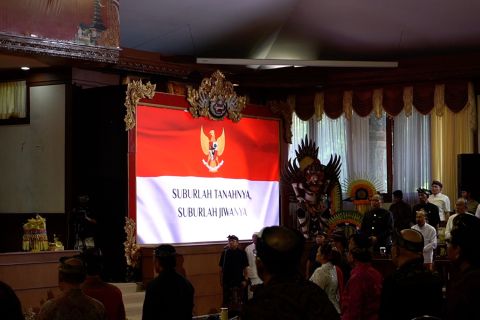 Bali terapkan pemutaran lagu Indonesia Raya di seluruh instansi