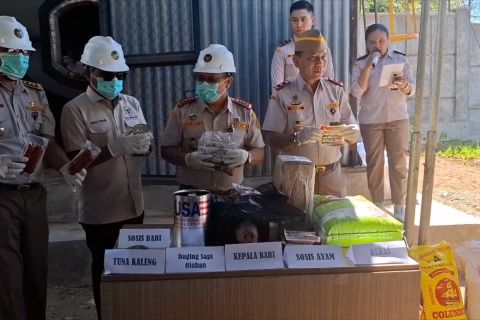 Barantin musnahkan ratusan kilogram komoditas impor di perbatasan NTT