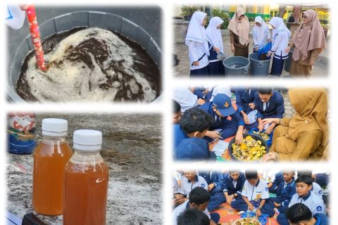 Siswa SMP di Aceh Tengah dilatih olah sampah organik