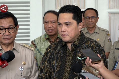 Erick Thohir temui Pramono Anung di Balai Kota, bahas apa?