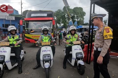 Polresta Bogor Kota operasikan motor listrik untuk patroli Lebaran