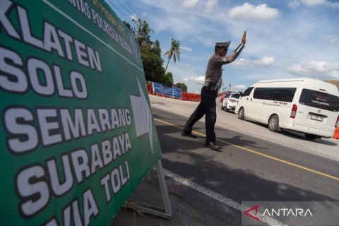 Puncak arus balik gerbang tol fungsional Yogyakarta