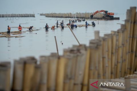 KKP bongkar sisa pagar laut sepanjang 1 kilometer di Tangerang