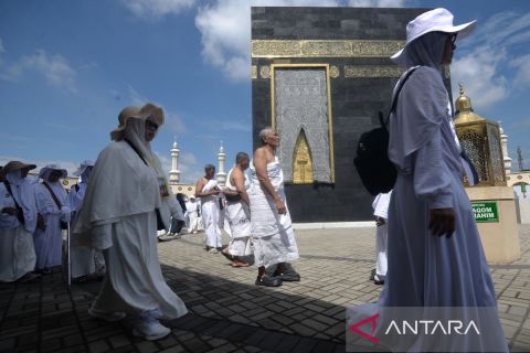 Manasik jamaah calon haji di Wisata Edukasi Religi Qolbu Boyolali