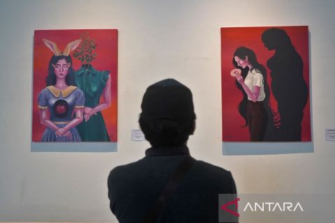 Pameran seni rupa Langkah Awal di Museum H Widayat Magelang