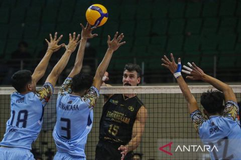 Final Four Proliga: Jakarta Bhayangkara Presisi kalahkan Surabaya Samator