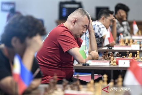 Ekspresi wajah para pecatur di Kejuaraan Catur Internasional 2025 di Samarinda