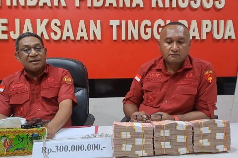 Kejati Papua sita Rp300 juta dari kasus korupsi pembangunan aero sport