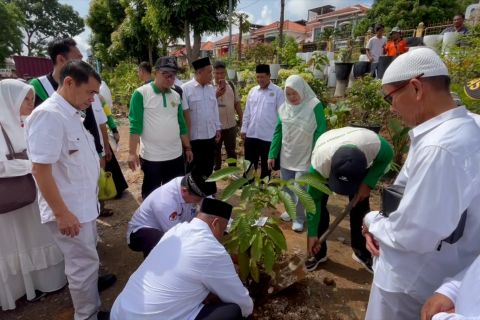 Kemenag Kepri ajak Jamaah Calon Haji tanam pohon matoa