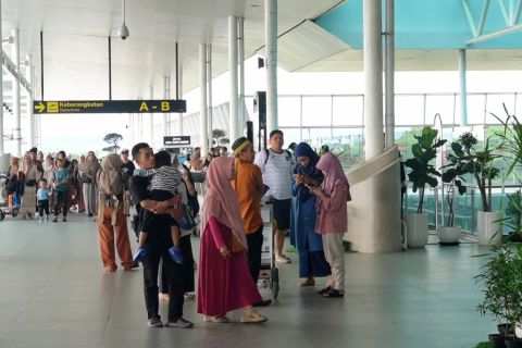 Penumpang arus mudik 2025 di Bandara Sultan Hasanuddin capai 434 ribu