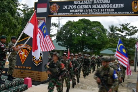 TNI gencarkan patroli bersama RI – Malaysia di perbatasan Kalimantan