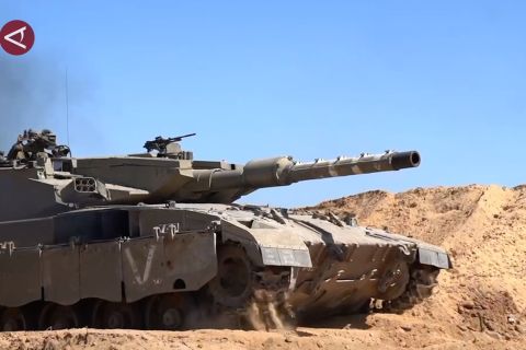 Militer Israel serang 35 lokasi di Gaza