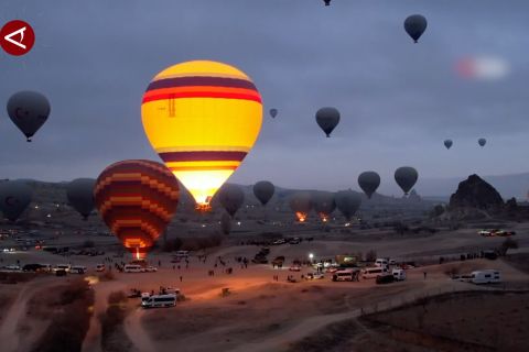 Pariwisata balon udara Turki tumbuh 25 persen di 2024