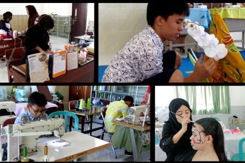 Siswa disabilitas Jember-Lumajang beradu karya dan kreasi dalam LKS