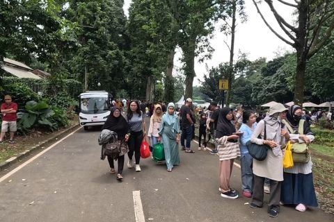 7.000 wisatawan per hari kunjungi Kebun Raya Bogor saat libur lebaran