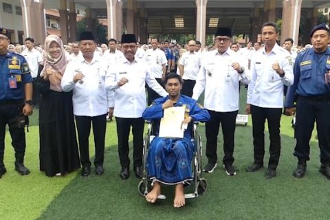 Pemkot Tangerang apresiasi personel BPBD yang alami kecelakaan kerja