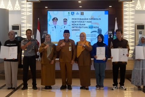 88 UMKM di  Babel dapat layanan sertifikasi HaKI secara gratis