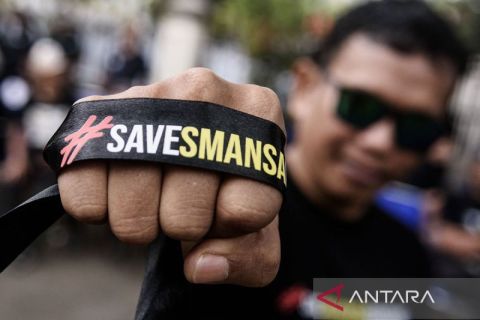 Aksi solidaritas dan dukungan SMANSA terkait sengketa lahan