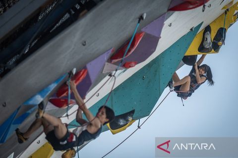 IFSC Climbing World Cup 2025: delapan atlet panjat tebing putri berhasil melaju ke final lead putri