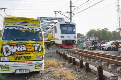 Daop 1 Jakarta catat 75 kali kecelakaan di perlintasan kereta sejak Januari 2025