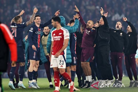 PSG ke final Liga Champions usai singkirkan Arsenal dengan agregat 3-1