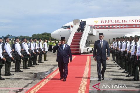 Presiden Prabowo tiba di Brunei Darussalam