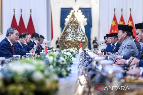 Pertemuan bilateral Indonesia-China, sepakat pererat hubungan bilateral dan kerja sama berbagai bidang strategis