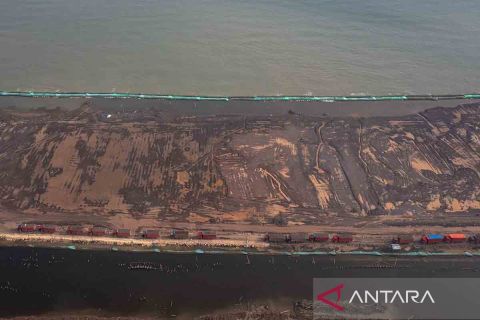 Progres proyek  Jalan Tol Semarang-Demak