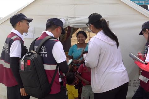 Bantuan kesehatan China sigap bantu Myanmar