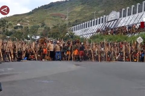 Belah Kayu Doli, simbol perdamaian konflik Pilkada Puncak Jaya