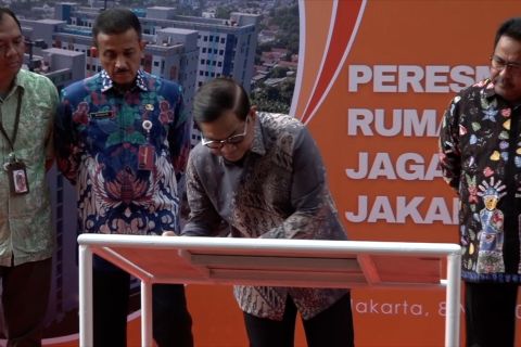Gubernur Pramono Anung resmikan Rumah Susun Jagakarsa