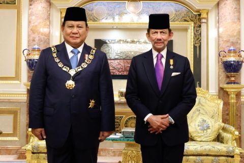 Presiden Prabowo dianugerahi bintang kebesaran tertinggi Brunei