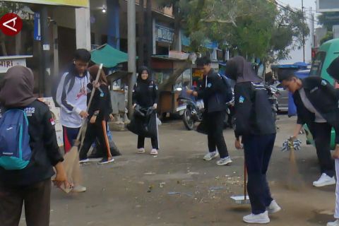 Forum OSIS Temanggung wujudkan pasar yang bersih dan sehat