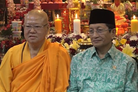 Hadiri perayaan Waisak, Menag serukan toleransi di tengah perbedaan