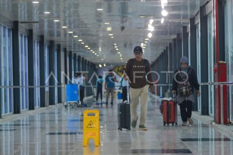 Pembukaan kembali skybridge Bandara Internasional Minangkabau