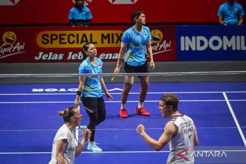 Dikalahkan ganda campuran Prancis, Adnan/Indah gagal melaju ke semifinal