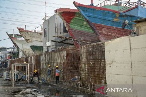 Cegah banjir rob, tanggul mitigasi 3,6 Meter dibangun di Pluit