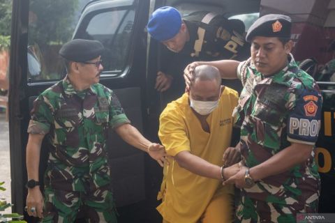 Kasus penembakan tiga polisi Way Kanan dan judi sabung ayam disidangkan di Pengadilan Militer Palembang