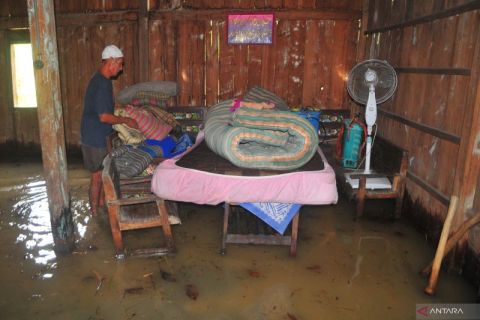 Curah hujan tinggi timbulkan banjir di Grobogan